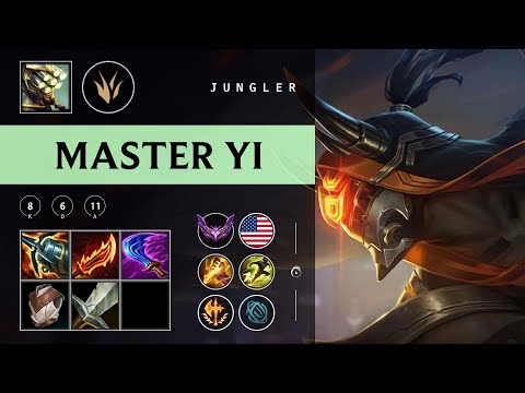 Master Yi Jungle vs Jarvan IV - NA Master Patch 25.24