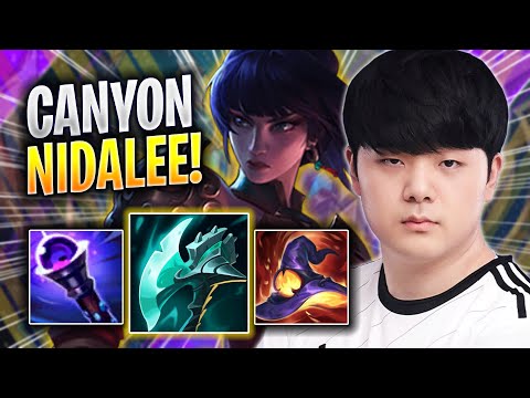 CANYON IS SO CRAZY WITH NIDALEE! - DK Canyon Plays Nidalee JUNGLE vs Graves! | Season 2023