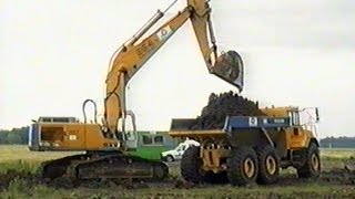preview picture of video 'Liebherr R954 & Volvo A40 en France, Generale Routiere, A77 Montargis,  24.06.1997.'
