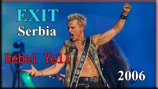 Billy Idol Rebel Yell LYRICS, LIVE at EXIT, Serbia