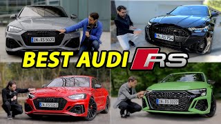 Best Audi RS comparison: Audi RS3 vs RS5 vs RS6 vs RS7 vs RSQ3 vs RSQ8 vs RS e-tron GT
