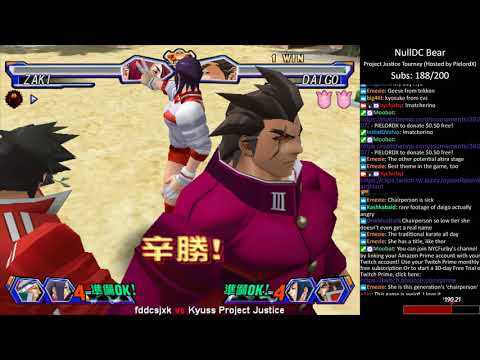 Project Justice Community Tournament #4 - fddcsjxk vs Kyuss Project Justice [4K/60fps]