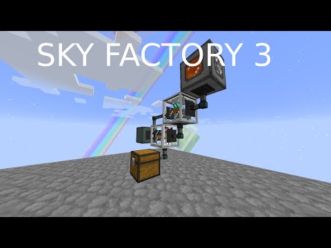 Automated Hammering And Sieving | Sky Factory 3 Tutorial