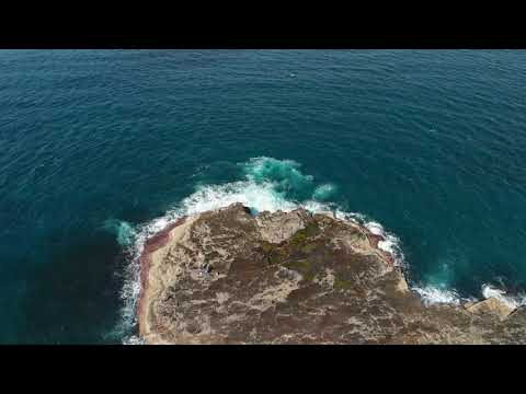Drone footage of Black Point 