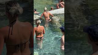 ☀️The Wonder Of Cleopatra Pool  Turkey -Hot Day? #pamukkale #cleopatra #pool
