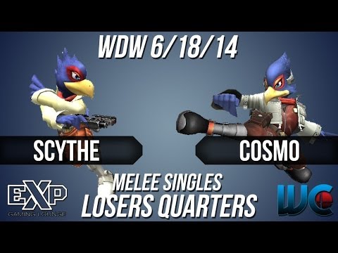 WDW 6/18/14 - Scythe (Falco) vs. Cosmo (Falco) Melee Singles Losers Quarters
