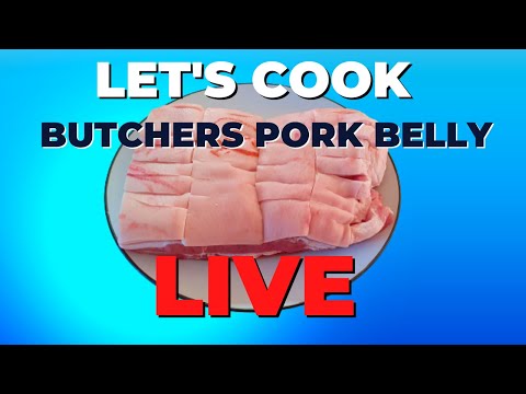Let's Cook a Pork Belly From the Butchers LIVE