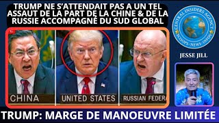 TRUMP SUBIT L'ASSAUT DE LA CHINE, DE LA RUSSIE ET DE TOUT LE SUD GLOBAL.MARGE DE MANŒUVRE LIMITÉE