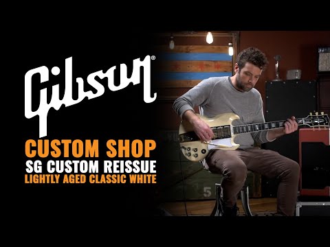 Gibson Custom Shop SG Custom Reissue Lightly Aged Classic White | CME Gear Demo | Joel Bauman