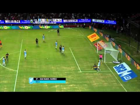 Gol de Martínez. Colón 0 - Boca 1. Fecha 4. Primera División 2015. FPT.