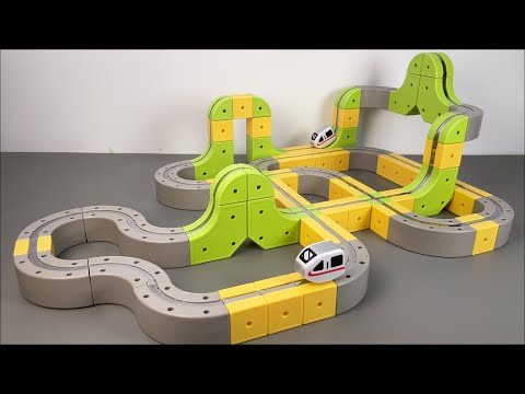 13 Minute ASMR Toy Unboxing: Magical Track Cube Track Car Toy | Toy Review