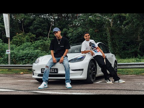 YUNG RAJA & FARIZ JABBA's First Tesla Experience | 4K
