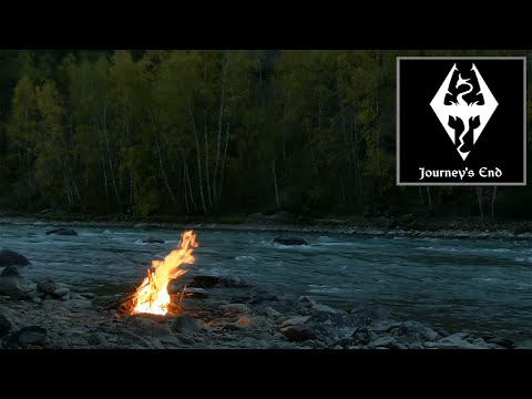 4K HD - Skyrim Music and Ambience:  Journey's End Extended |  1 Hour