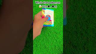 who's that pokemon 🤯 ϟϟ(๑⚈ ․̫ ⚈๑)#pokemon #pokemoncards#pokemontcg #pokemonchannel#viral #viralshort