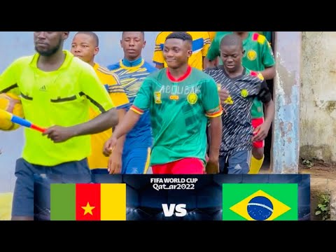 Cameroun 🇨🇲 vs 🇧🇷 Brazil (match des comédiens )😂😂 4-3 = 10 🔥