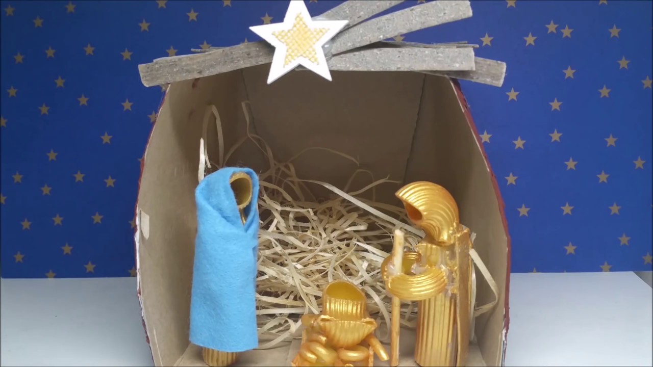 STATUINE PRESEPE fai da te con PASTA CRUDA - riciclo creativo tutorial #5