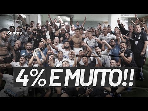 Confira a festa no vestiário do Santos FC após a classificação