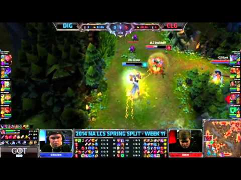 Doublelift Makes Dig Look Bad 1v2 Kiting