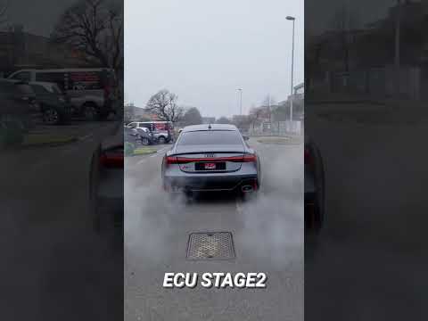 Audi RS7 C8 4.0 V8 BI-TURBO AKRAPOVIC + DOWNPIPE CUSTOM + STAGE 2 #akrapovic #rs7 #audi #audirs7