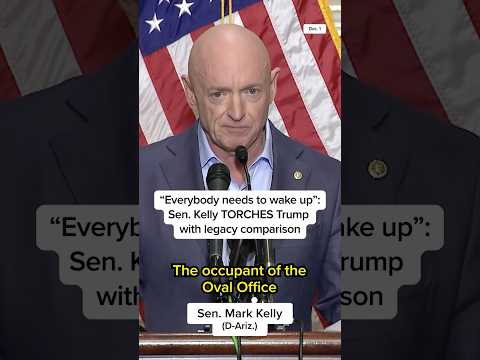 'Everybody needs to wake up': Sen. Kelly TORCHES Trump with legacy comparison