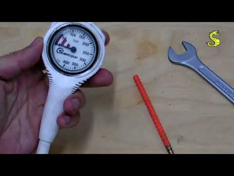 Mantenimiento: montar manómetro del regulador Subacqua