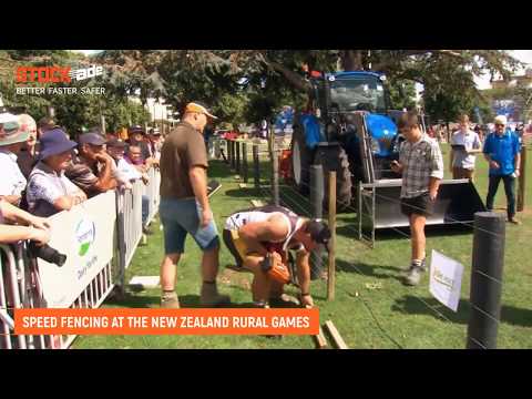 Speed Fencing with the ST315i at the NZ Rural Games