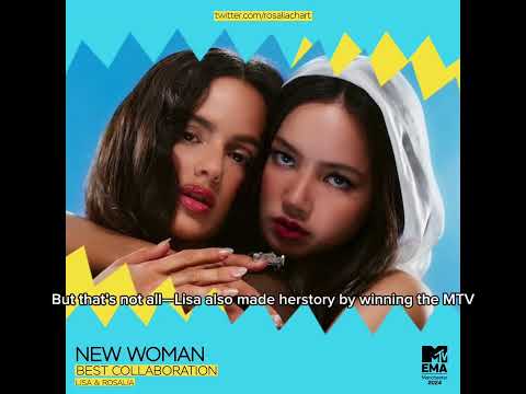 Lisa wins at MTV EMA 2024