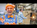 Blippi Learns Arts For Kids With Glass Learning For Toddlers With Blippi