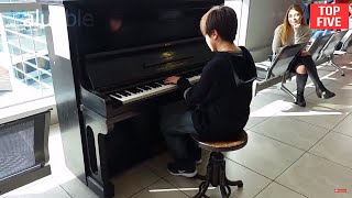 Top 5 Piano Airport Amazing and Beautiful Performances