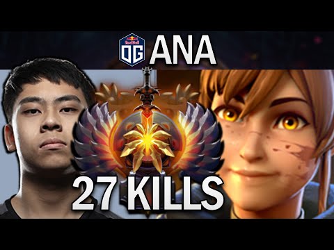 OG.ANA SMURF MARCI WITH 27 KILLS & SILVEREDGE - DOTA 2 PRO GAMEPLAY