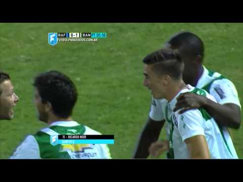 Gol de Noir. Rafaela 0 vs. Banfield 1. Fecha 2. Primera División 2015. FPT