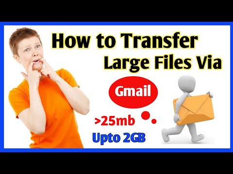How to send large files Via Gmail More than 25MB ||...