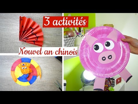 3 Activités manuelles nouvel an chinois DIY