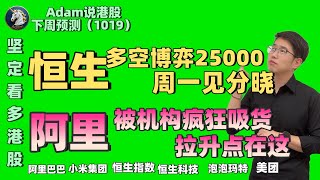 【港股下週展望10.19】阿里拉升点在这（2025.1019）#阿里巴巴 #港股 #恒生指数 #港股投资 #小米 #腾讯 #泡泡玛特#baba #今日港股#香港股票#中芯国际 #美团 #中芯國際