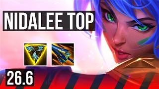 NIDALEE vs SORAKA (TOP) | KR Master | 26.6