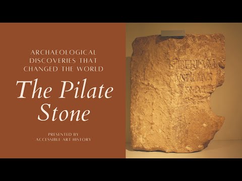Archaeological Discoveries that Changed the World: The Pilate Stone // Art History Video