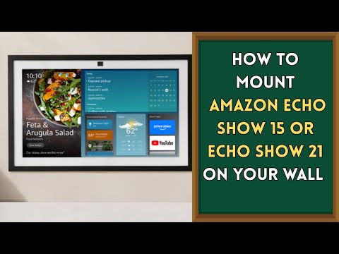 How to Wall Mount Your Echo Show 15 or 21 in 60 Seconds - How to Install an Echo Show on the Wall