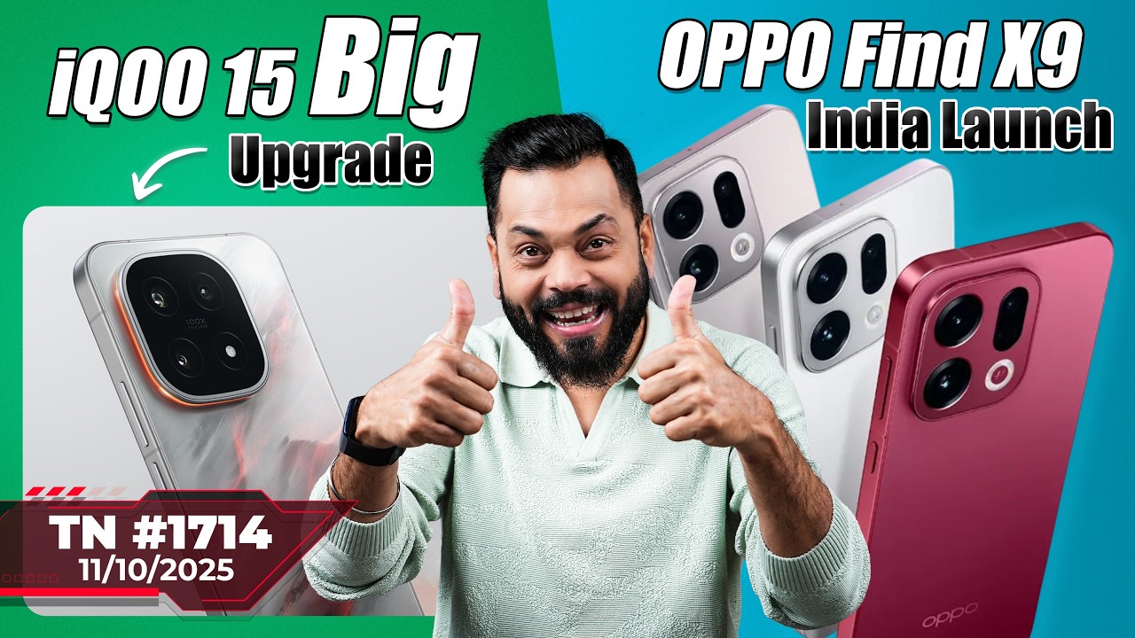 OPPO Find X9 India Launch, Xiaomi 17 Ultra Coming, ChatGPT Desi Feature,iQOO 15 Big Upgrade-#TTN1714