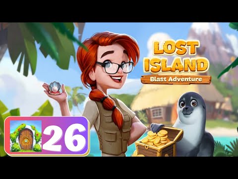 Lost Island Blast Adventure 🏝 - Chapter 26 - Puzzle Gardens 1 - Gameplay