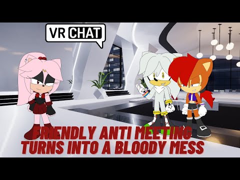 FRIENDLY ANTI MEETING TURNS INTO A BLOODY MESS?? Anarchy Meets Dimensional Alicia & Steel - VRChat