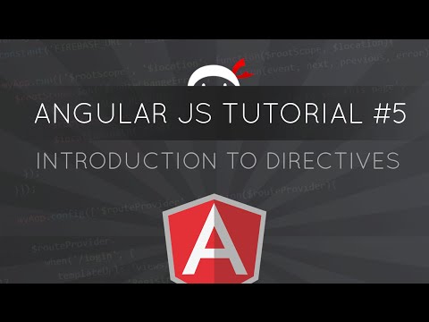 AngularJS Tutorial 5 Introduction to Directives