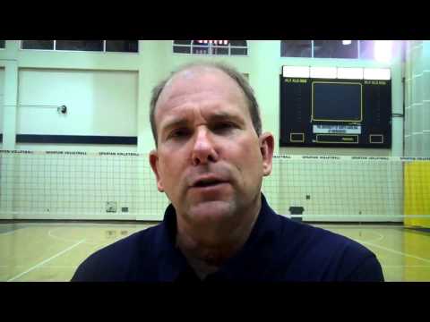 UNCG coach Patrick Nicholas talks after the first day of the UNCG Invitational
