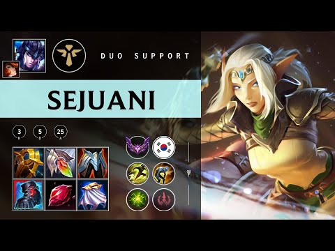 Sejuani Support vs Nautilus - KR Master Patch 25.24