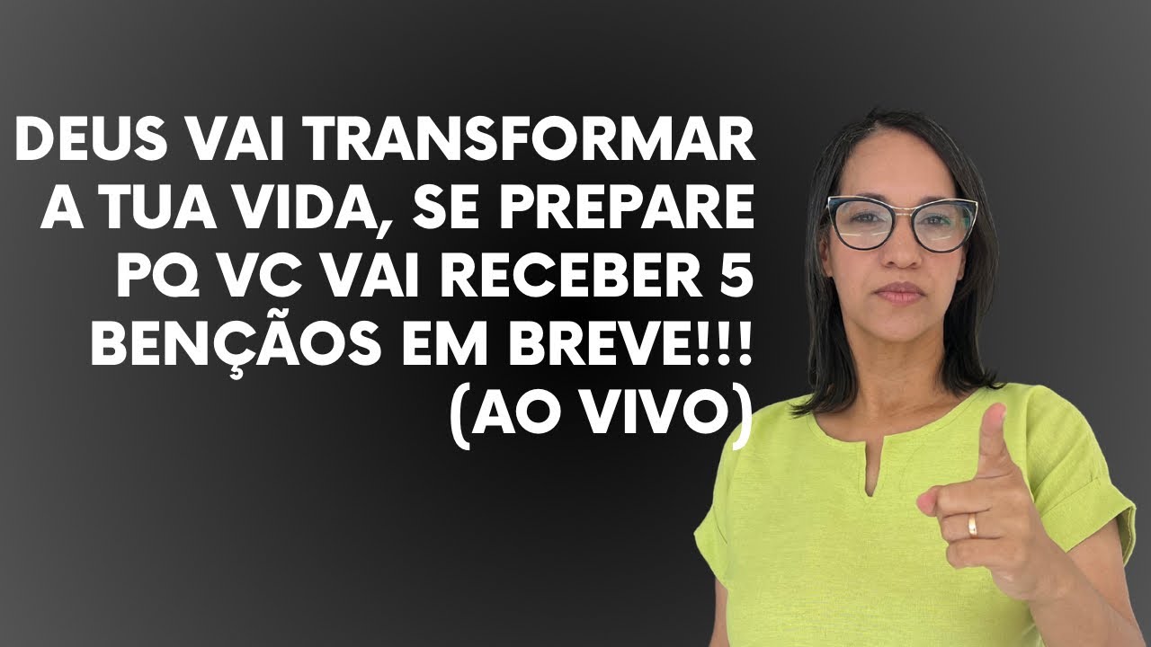 ORAÇÃO DA NOITE: Vêm 5 bênçãos em tua direção, Se prepare pq haverá transformação!!!