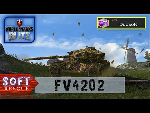 FV4202: 6100 Damage , 5 Frags - WOT BLITZ -