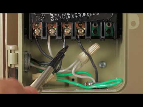 Tork- Wiring the E Series Timers for 120 volts