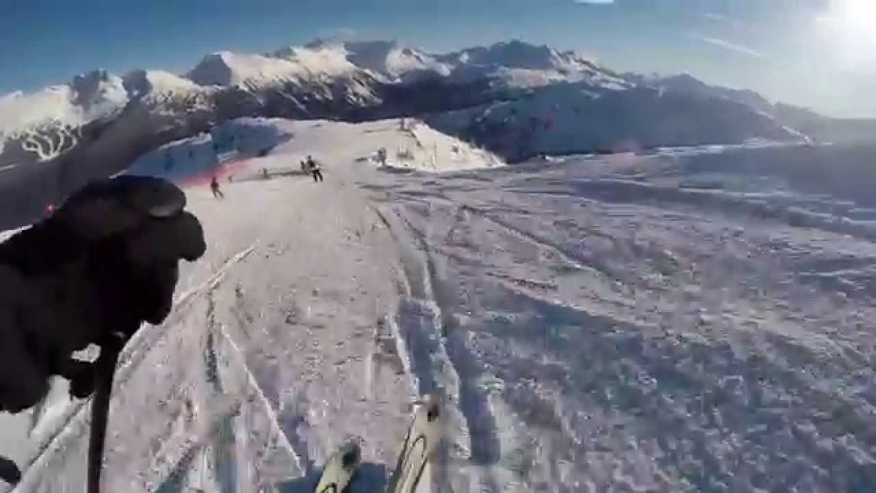 Harmony Ridge GoPro — blue intermediate run
