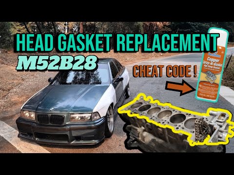 E36 Head Gasket Replacement - Budget Sedan ep. 11 (M52 B28 Engine Install)