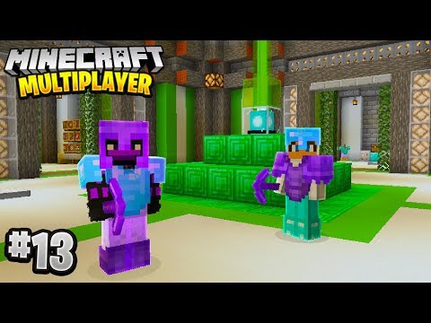 SECRET UNDERGROUND BASE in Minecraft Multiplayer Survival! (Episode 13)