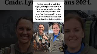 Two Navy Aviators Lost Their Lives at 31 — Serena Wileman & Lyndsay Evans 🇺🇸 #viral #army  #shorts